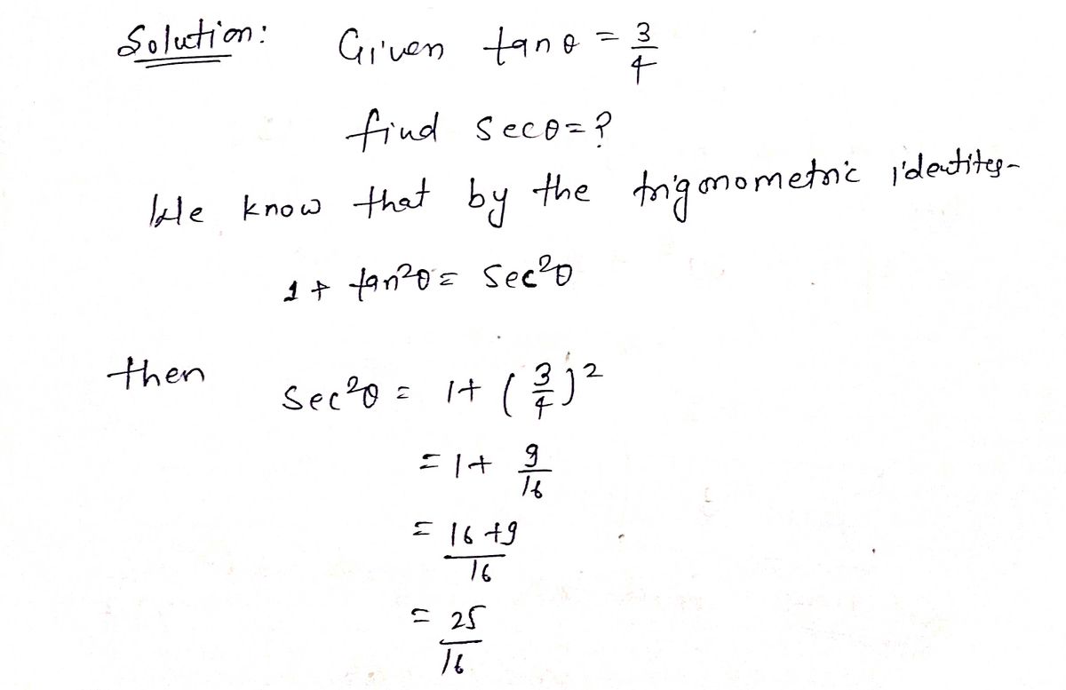 Trigonometry homework question answer, step 1, image 1